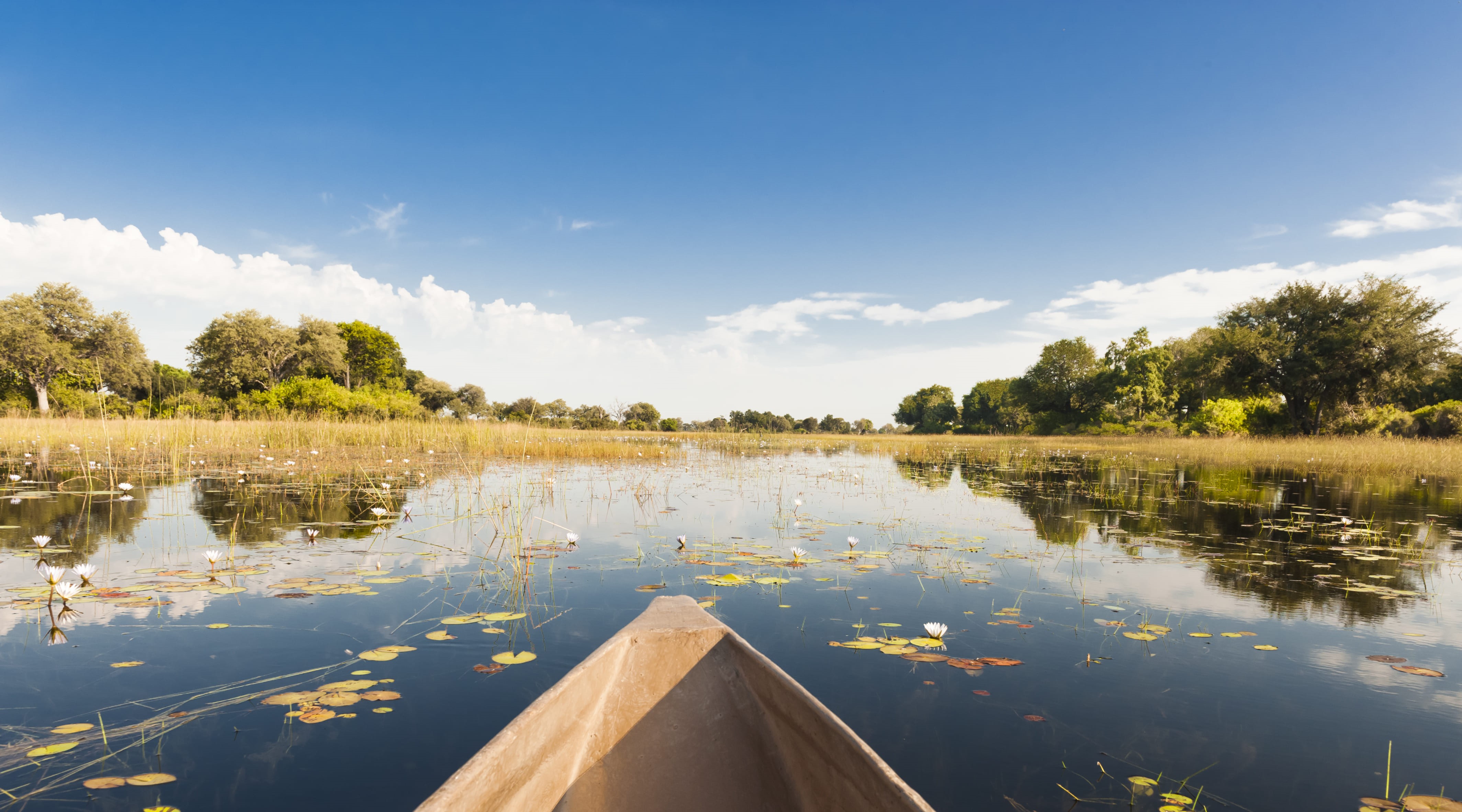Ausflug auf einem Boot auf einem See werden bei den Reisearten Natur entdecken