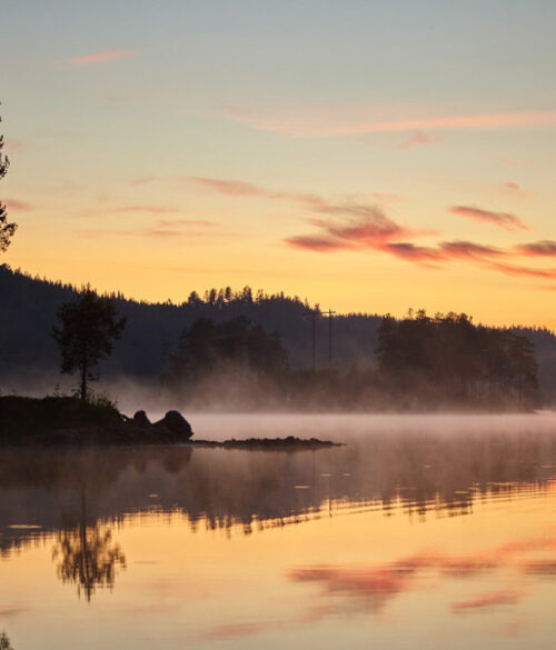 Schweden Sonnenuntergang